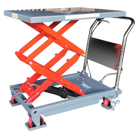 Pake Handling Tools Double Scissor Lift Table, 770lb. Cap., 35.8'' X 19.7'', Lifting Height 15''-51.1'' PAKLT-TF35D